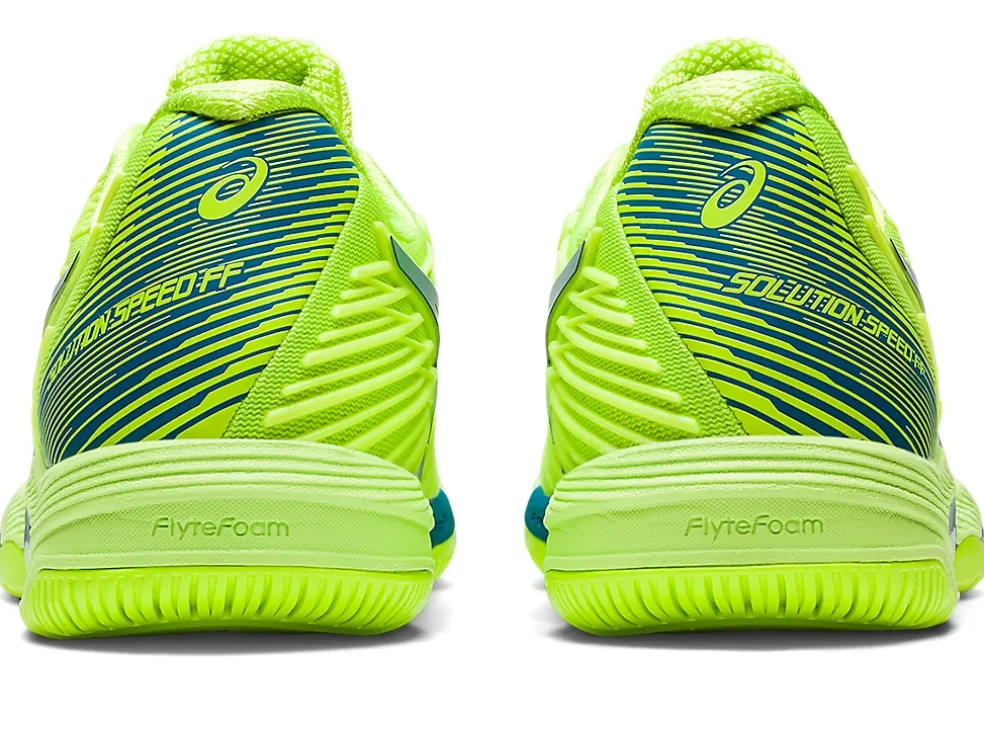 Best ASICS SOLUTION SPEED FF 2 Hazard Green/Reborn Blue
