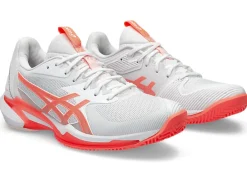 Best Sale ASICS SOLUTION SPEED FF 3 CLAY White/Sun Coral