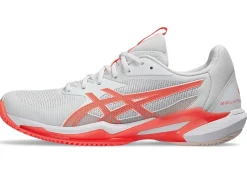 Best Sale ASICS SOLUTION SPEED FF 3 CLAY White/Sun Coral