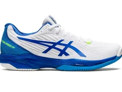 Shop ASICS SOLUTION SPEED FF 2 CLAY White/Tuna Blue