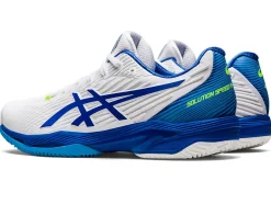 Shop ASICS SOLUTION SPEED FF 2 CLAY White/Tuna Blue