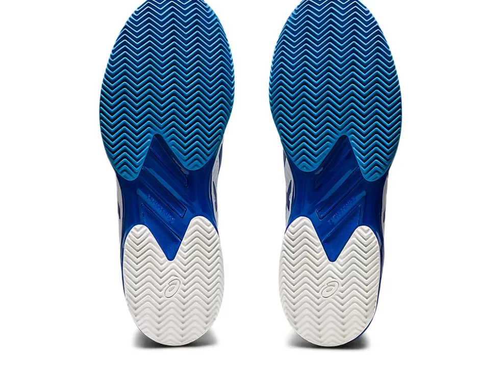 Shop ASICS SOLUTION SPEED FF 2 CLAY White/Tuna Blue