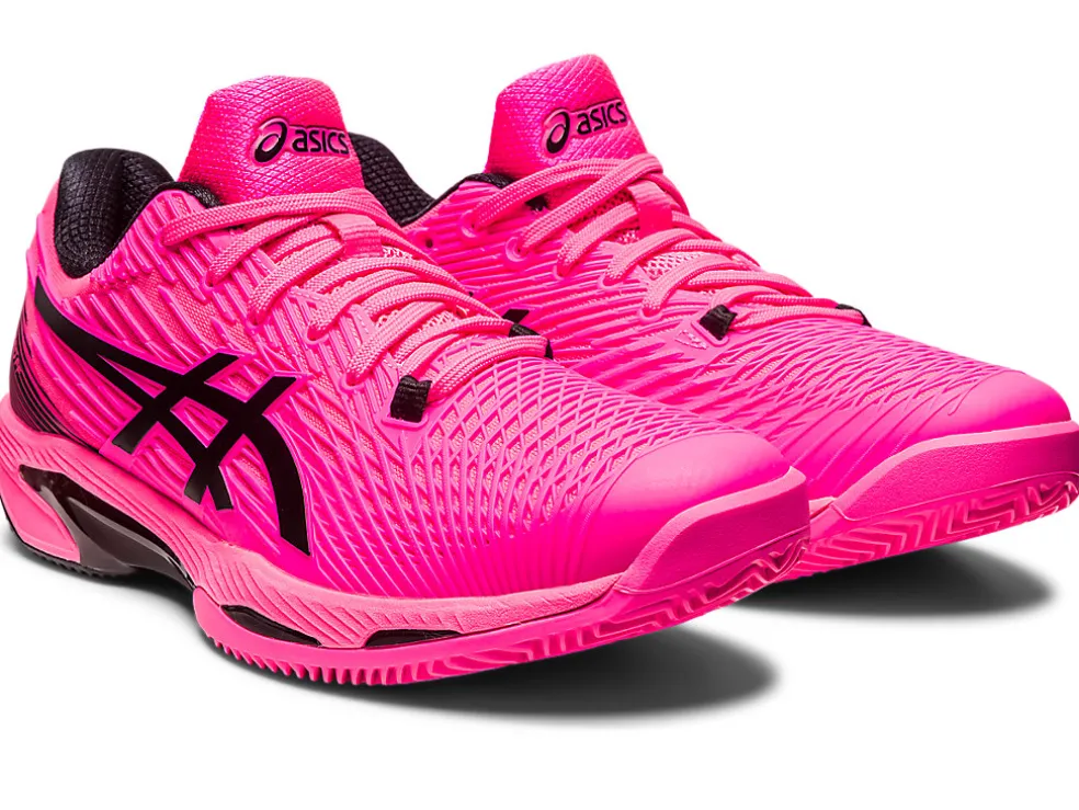 Best Sale ASICS SOLUTION SPEED FF 2 CLAY Hot Pink/Black