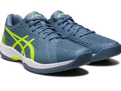 Hot ASICS SOLUTION SWIFT FF Steel Blue/Hazard Green