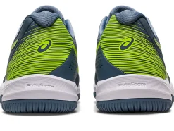 Hot ASICS SOLUTION SWIFT FF Steel Blue/Hazard Green