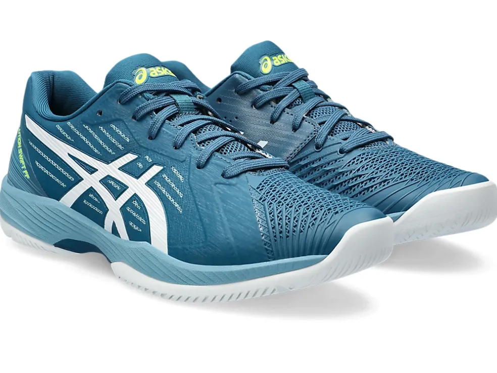 Online ASICS SOLUTION SWIFT FF Restful Teal/White