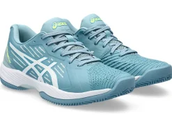 New ASICS SOLUTION SWIFT FF CLAY Gris Blue/White