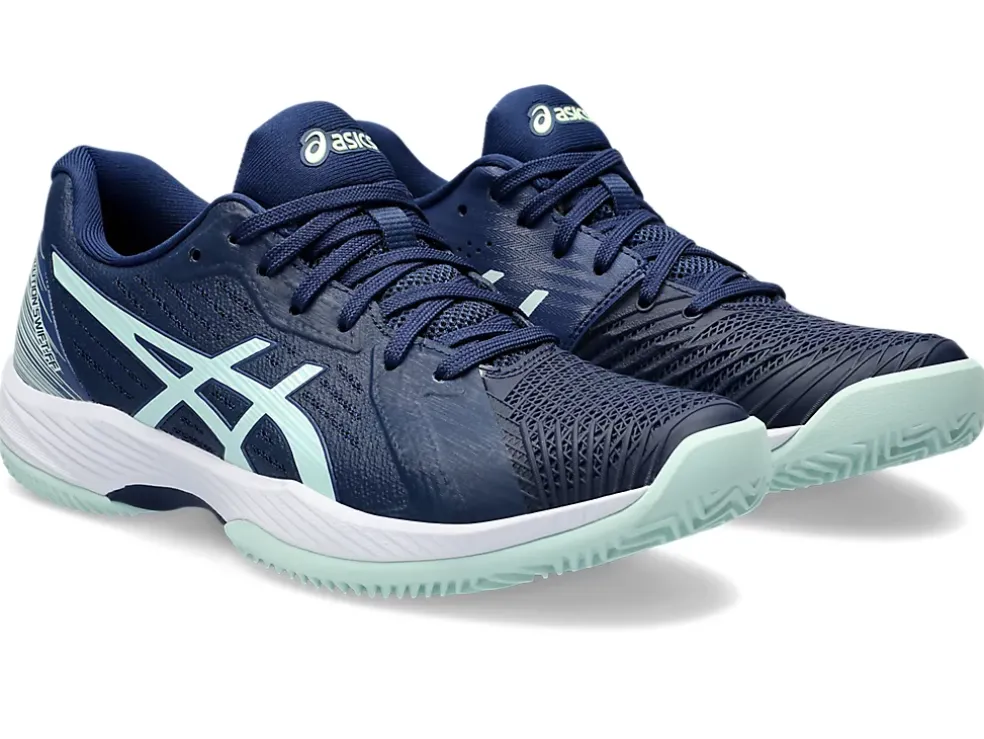 New ASICS SOLUTION SWIFT FF CLAY Blue Expanse/Pale Blue