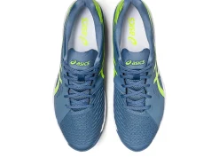 Cheap ASICS SOLUTION SWIFT FF CLAY Steel Blue/Hazard Green