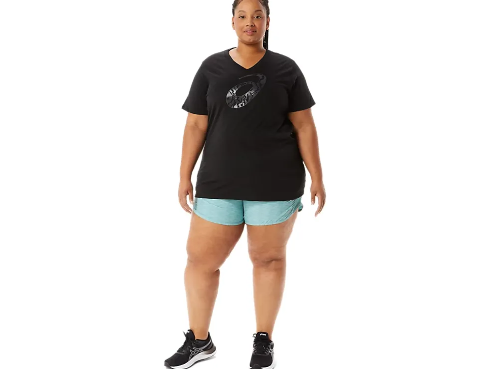 Hot ASICS SPIRAL ;a; AIRBRUSH TIGER PRINT VNECK Performance Black
