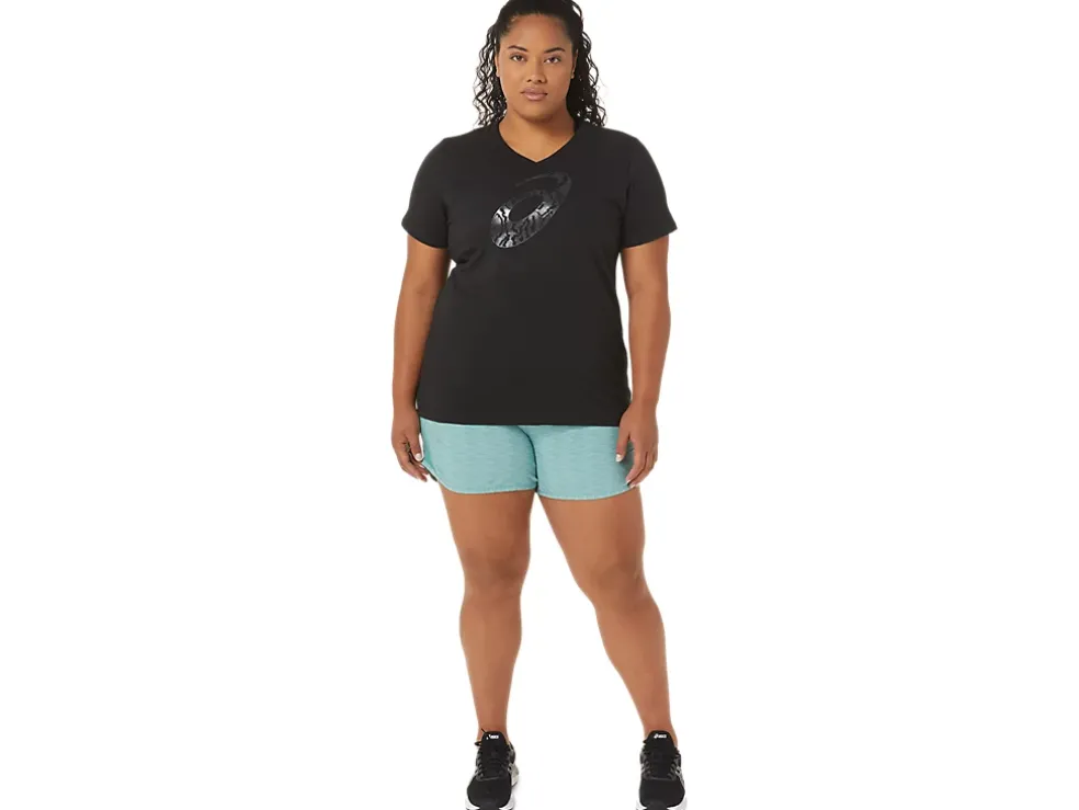 Hot ASICS SPIRAL ;a; AIRBRUSH TIGER PRINT VNECK Performance Black
