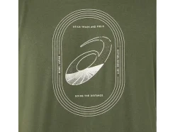 Fashion ASICS SPIRAL A TRACK AND FIELD TEE Olive Canvas