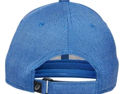Cheap ASICS SPIRAL LOGO CAP Blue Melange