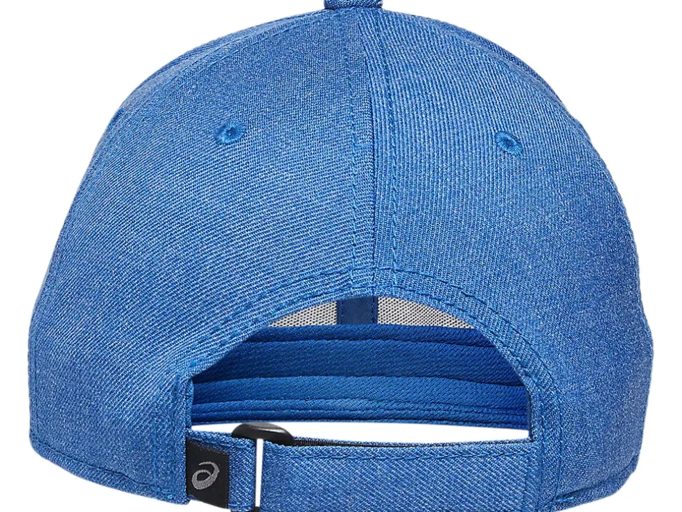 Cheap ASICS SPIRAL LOGO CAP Blue Melange