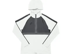 Cheap ASICS STRETCH WOVEN TRACK TOP Team Steel Grey/Team White