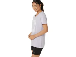 Hot ASICS SUNFLOWER SLOGAN V-NECK Dusk Violet