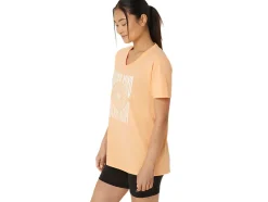 Store ASICS SUNFLOWER SLOGAN V-NECK Summer Dune