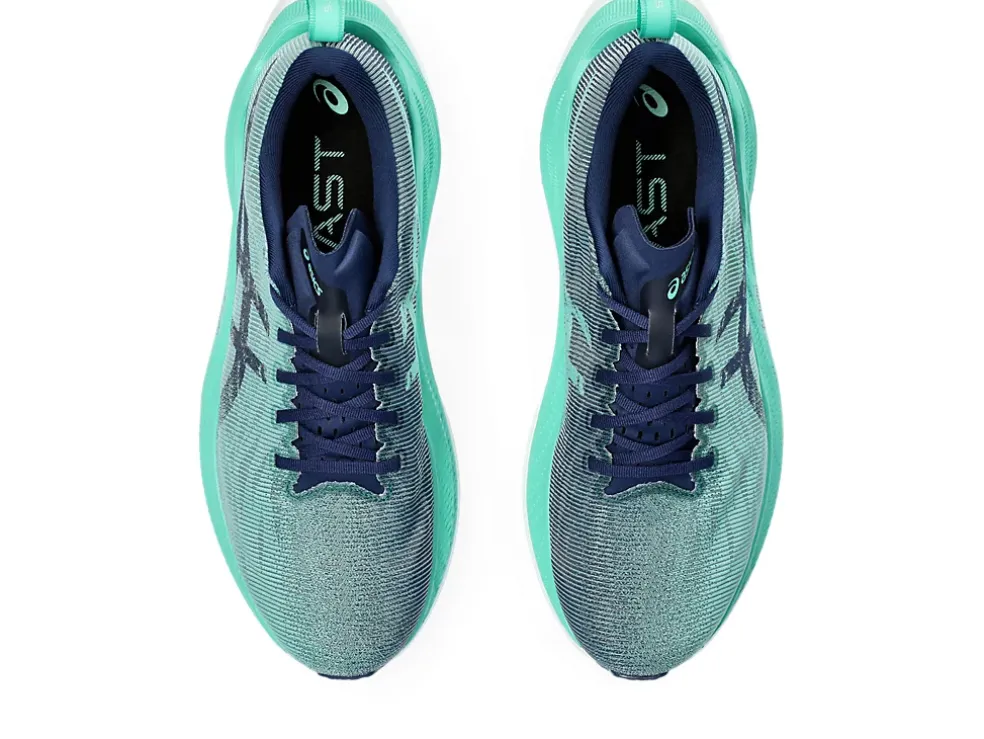 Cheap ASICS SUPERBLAST Aurora Green/Blue Expanse
