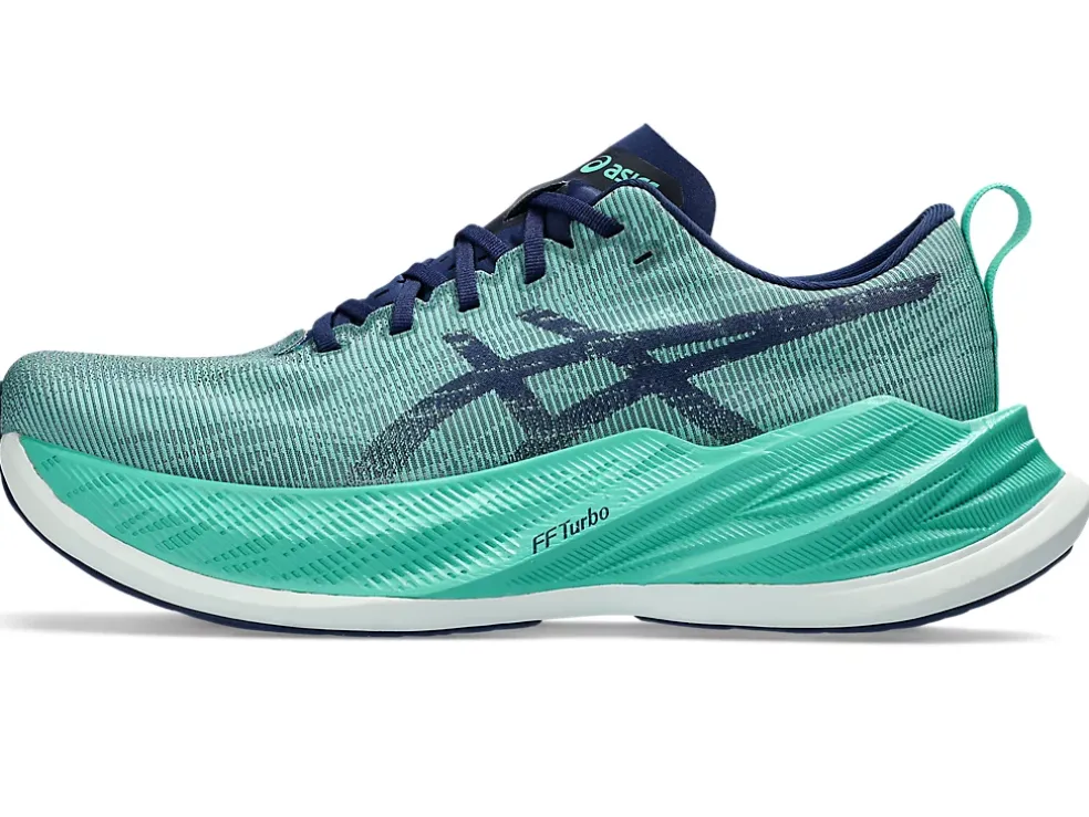 Cheap ASICS SUPERBLAST Aurora Green/Blue Expanse
