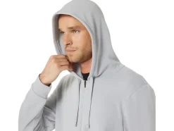 Sale ASICS SWEAT FULL ZIP HOODIE Piedmont Grey