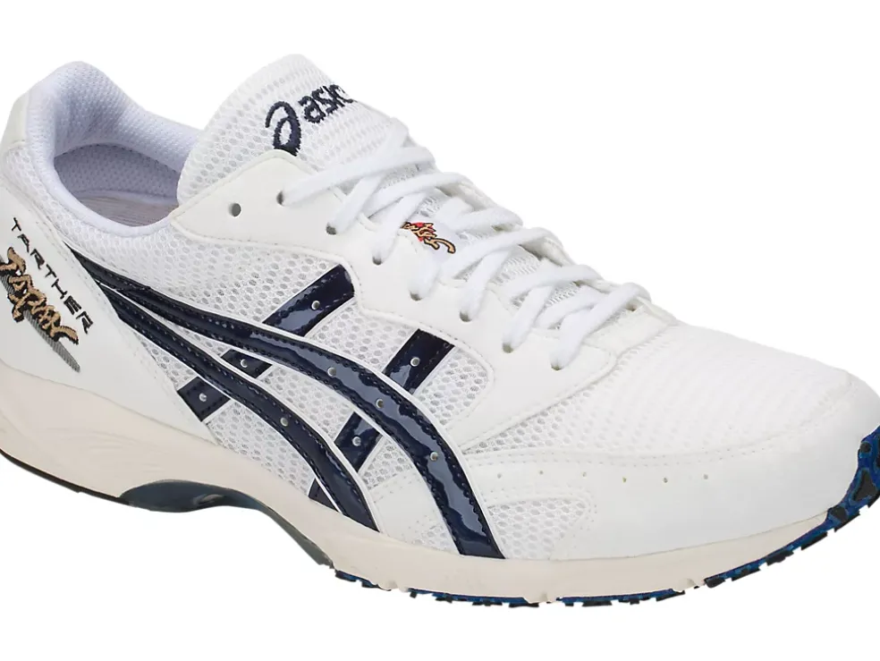 Hot ASICS TARTHER JAPAN White/Blue Print
