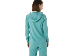 Cheap ASICS TECH FULL ZIP HOODIE Sage Spacedye
