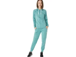 Cheap ASICS TECH FULL ZIP HOODIE Sage Spacedye