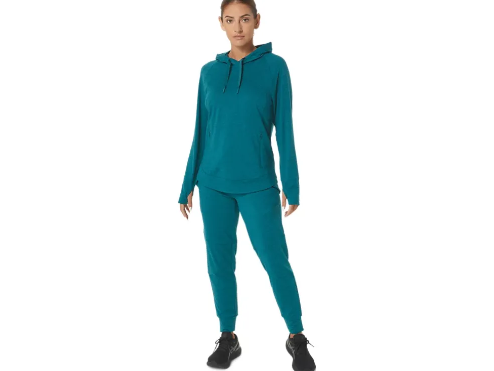 Fashion ASICS TECH JOGGER Velvet Pine Spacedye/Soothing Sea