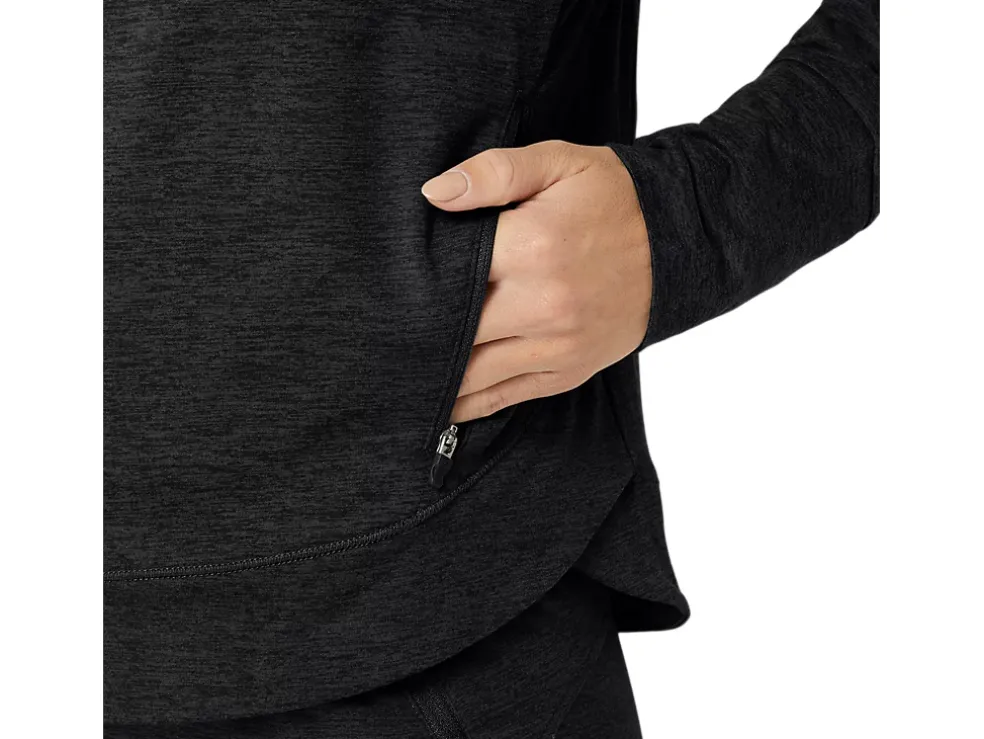 Cheap ASICS TECH PO HOODIE 2.0 Performance Black Spacedye