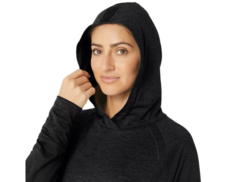 Cheap ASICS TECH PO HOODIE 2.0 Performance Black Spacedye