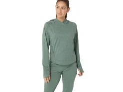 Cheap ASICS TECH PO HOODIE 2.0 Ivy Spacedye