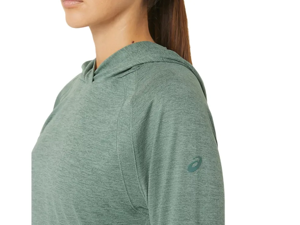 Cheap ASICS TECH PO HOODIE 2.0 Ivy Spacedye
