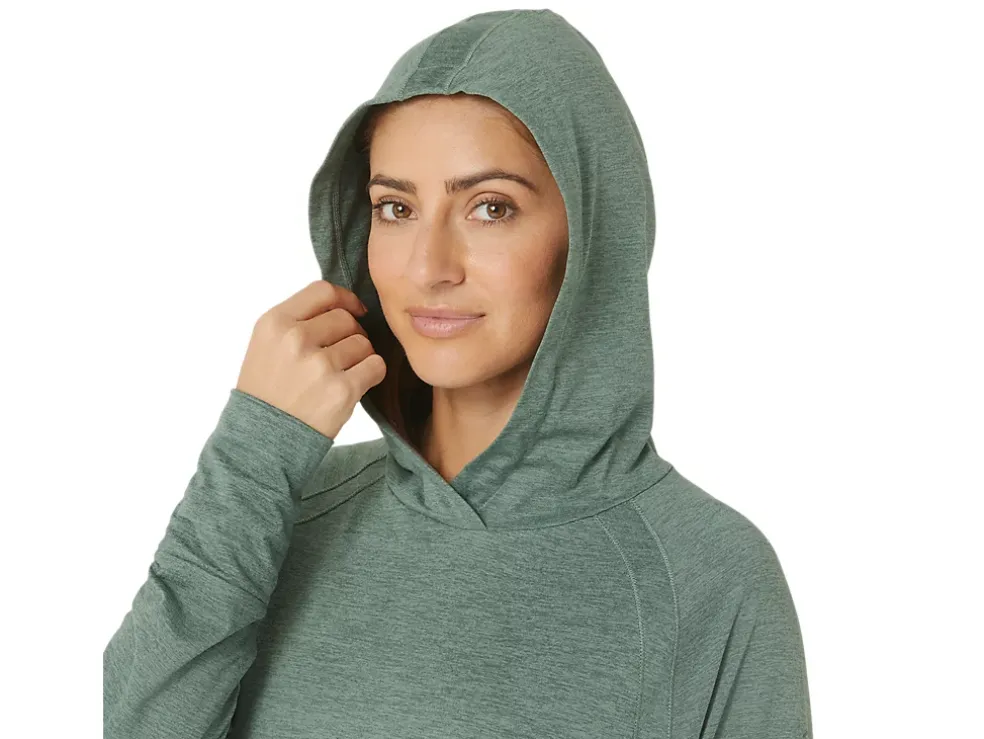 Cheap ASICS TECH PO HOODIE 2.0 Ivy Spacedye