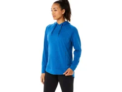 Clearance ASICS TECH PULLOVER HOODIE Lake Drive Spacedye/Clear Blue