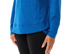 Clearance ASICS TECH PULLOVER HOODIE Lake Drive Spacedye/Clear Blue