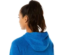 Clearance ASICS TECH PULLOVER HOODIE Lake Drive Spacedye/Clear Blue