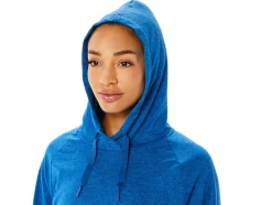 Clearance ASICS TECH PULLOVER HOODIE Lake Drive Spacedye/Clear Blue