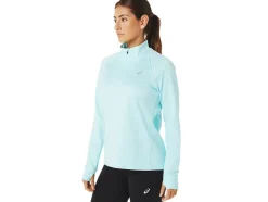 Best ASICS THERMOPOLIS 1/4 ZIP Clear Blue Heather