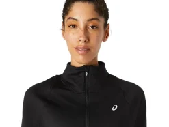Hot ASICS THERMOPOLIS HALF ZIP Performance Black
