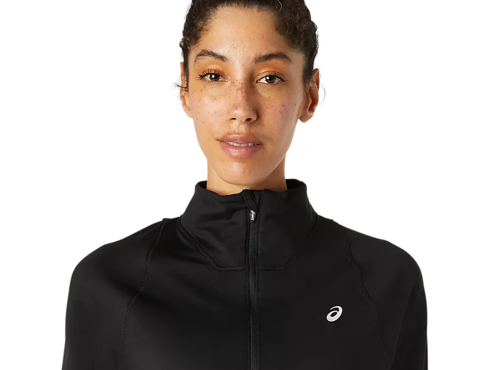 Hot ASICS THERMOPOLIS HALF ZIP Performance Black