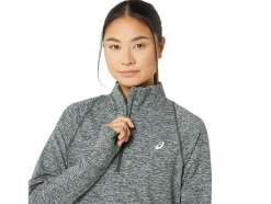 Outlet ASICS THERMOPOLIS HALF ZIP Rain Forest