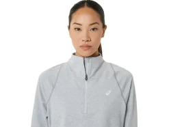 Cheap ASICS THERMOPOLIS HALF ZIP Light Grey Heather