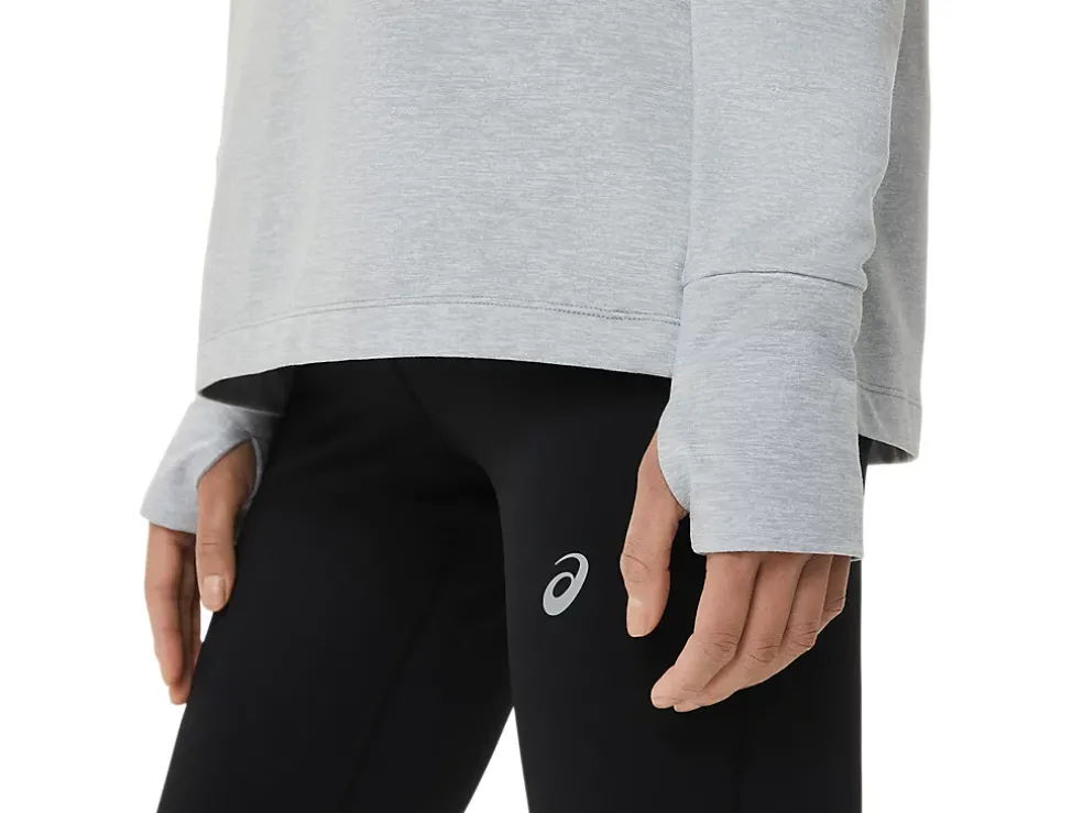 Cheap ASICS THERMOPOLIS HALF ZIP Light Grey Heather