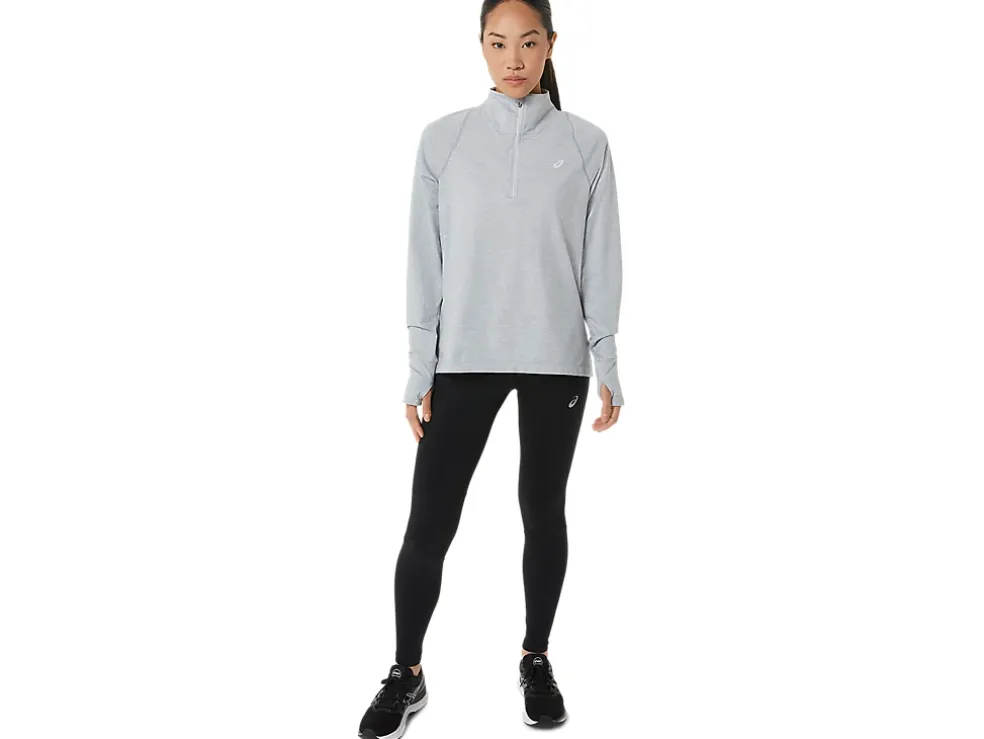 Cheap ASICS THERMOPOLIS HALF ZIP Light Grey Heather