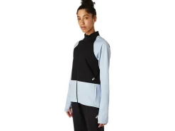 Sale ASICS THERMOSTORM FULL ZIP JACKET Mist/Performance Black