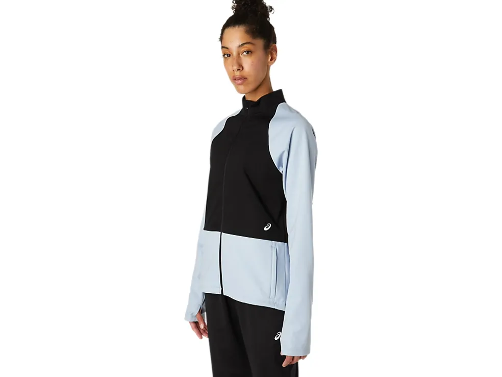 Sale ASICS THERMOSTORM FULL ZIP JACKET Mist/Performance Black