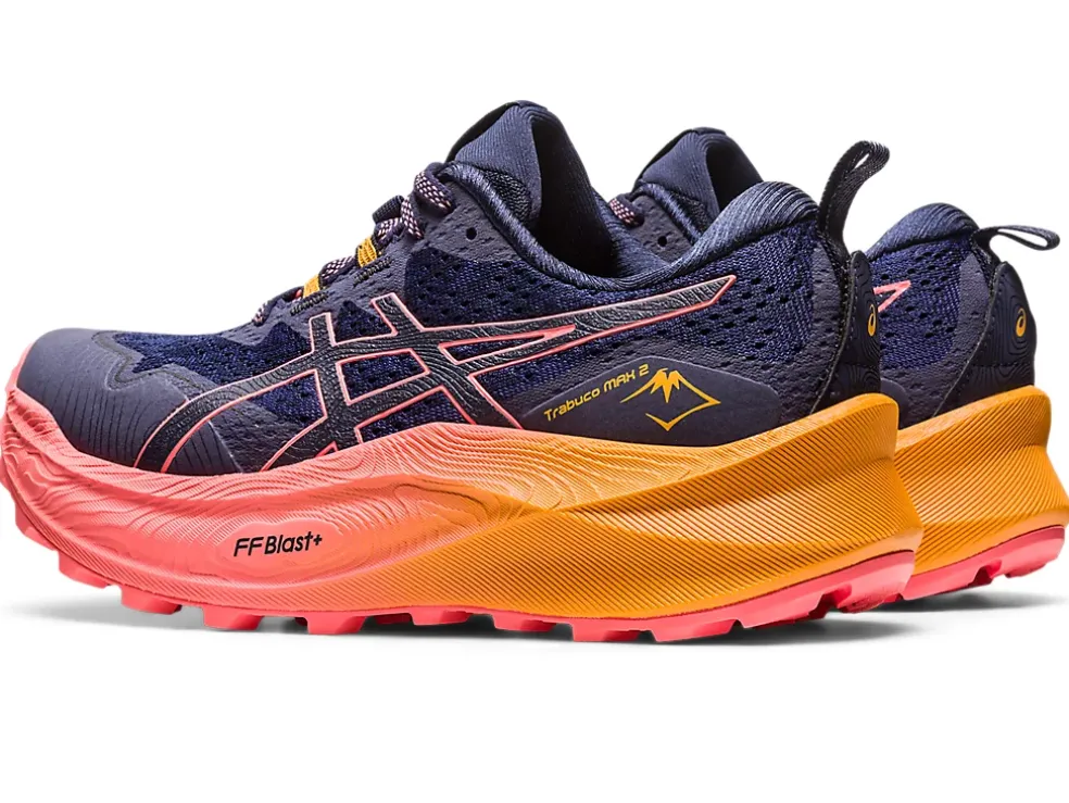 Best ASICS Trabuco Max 2 Midnight/Papaya
