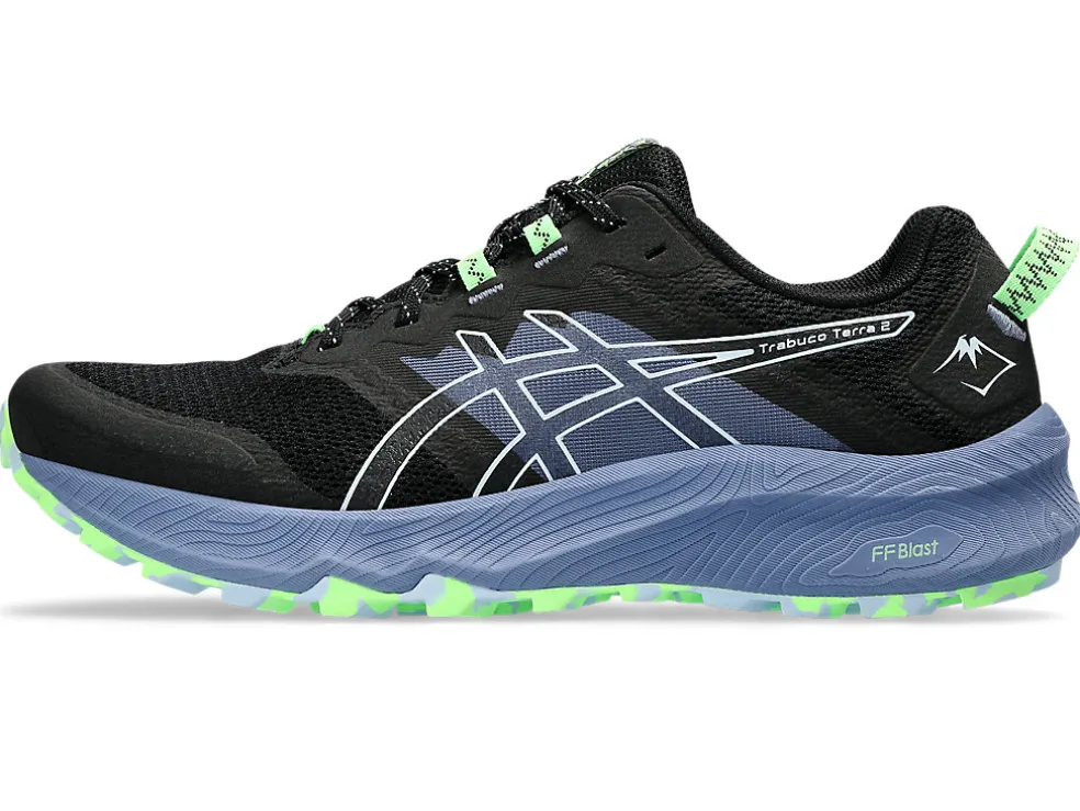 Cheap ASICS Trabuco Terra 2 Black/Light Blue