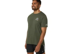 New ASICS UNISEX GO OUTSIDE CREW Olive Canvas