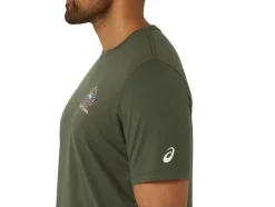New ASICS UNISEX GO OUTSIDE CREW Olive Canvas